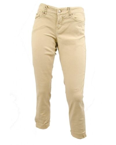 Cambio 5-Pocket-Jeans Liu short - Natur