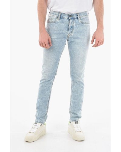 DIESEL Fit- D-Luster 0GDAM 5-Pocket-Style, Slim Jeans, Bleached, Unikat - Blau