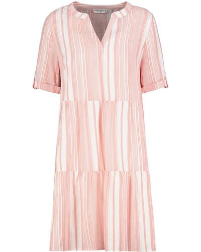 Fresh Made A-Linien-Kleid Volantkleid - Pink