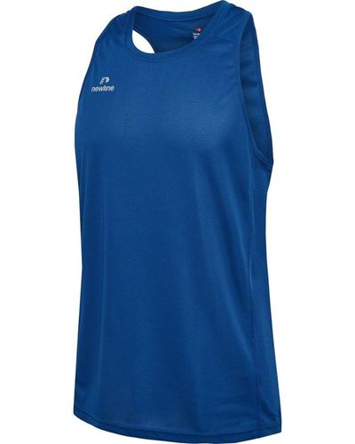 Newline T-Shirt Men'S Athletic Running Singlet - Blau