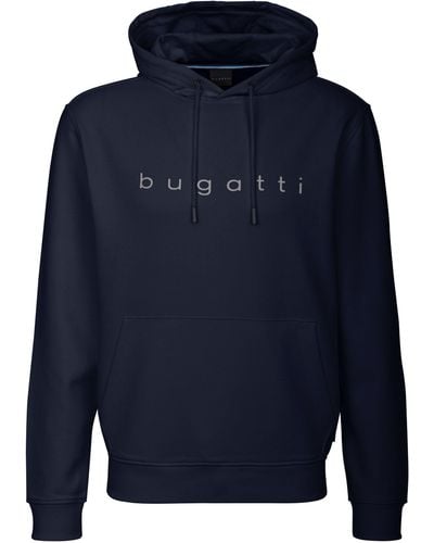 Bugatti Sweatshirt mit -Print - Blau