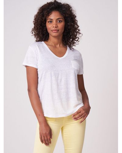 Repeat Cashmere T- Shirt - Weiß