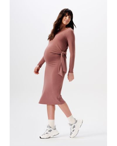 Noppies Umstandskleid Kleid Dress Frisco long sleeve (1-tlg) - Mehrfarbig