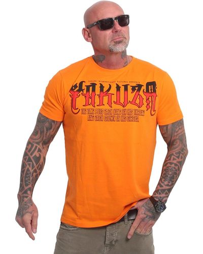 Yakuza T-Shirt Throne - Orange