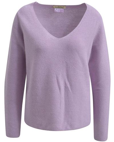 Smith & Soul Sweatshirt LINKS V-NECK PULLOVER - Lila