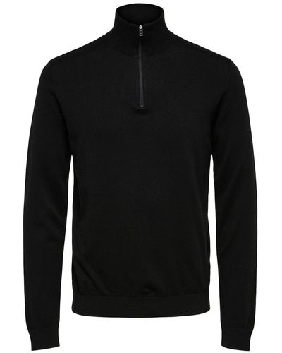 SELECTED Sweatshirt SLHBERG HALF ZIP CARDIGAN NOOS in Natur für Herren |  Lyst DE | Troyer
