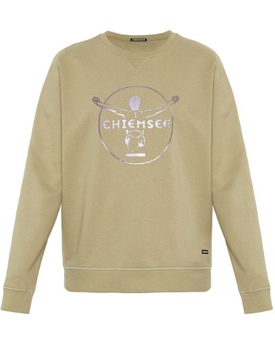 Chiemsee Sweatshirt im Label-Look 1 - Weiß