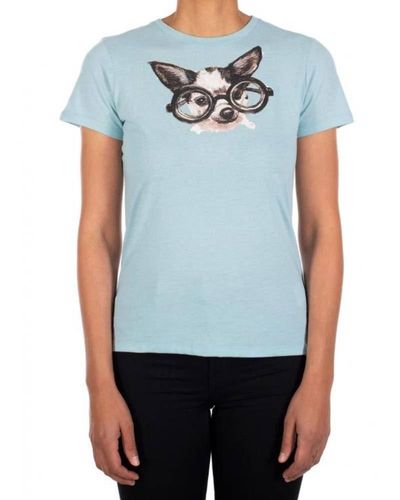 Iriedaily T-Shirt It Doggy - Blau