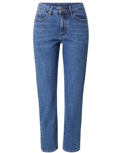Vila Regular-fit-Jeans (1-tlg) Plain/ohne Details - Blau