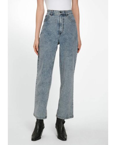WALL London 5-Pocket-Jeans Cotton mit modernem Design - Blau
