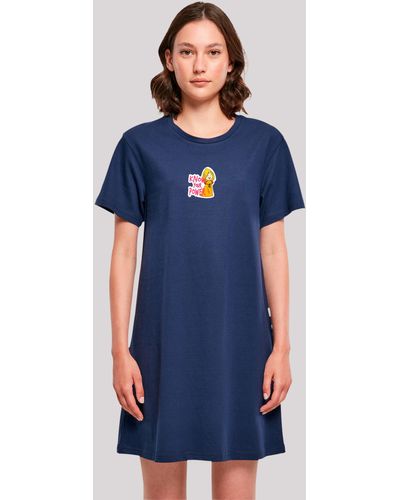 F4NT4STIC Shirtkleid Wickie Know Your Power Premium Qualität, Nostalgie, Kinderserie - Blau