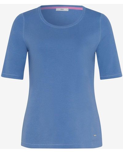 Brax Kurzarmshirt Style CORA - Blau