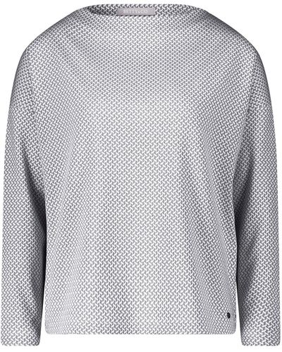 BETTY&CO Shirtbluse Shirt Kurz /1 Arm - Grau