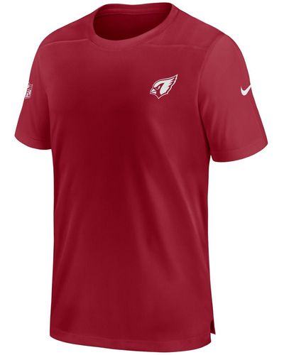 Nike Print-Shirt Arizona Cardinals DriFIT Sideline Coach - Rot