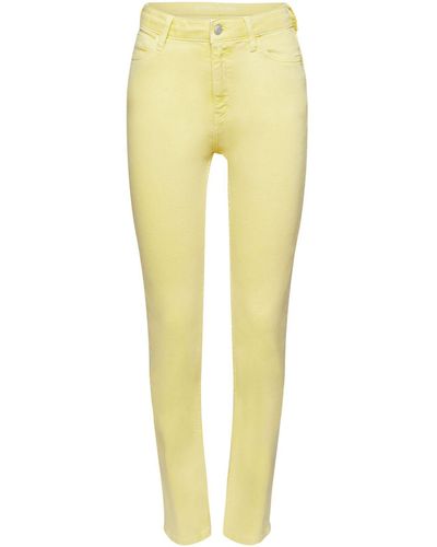 Esprit Slim-fit- Schmale Retro-Jeans - Gelb