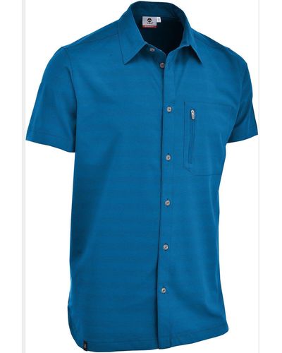 Maul Sport ® Outdoorhemd Hemd Irschenberg XT - Blau