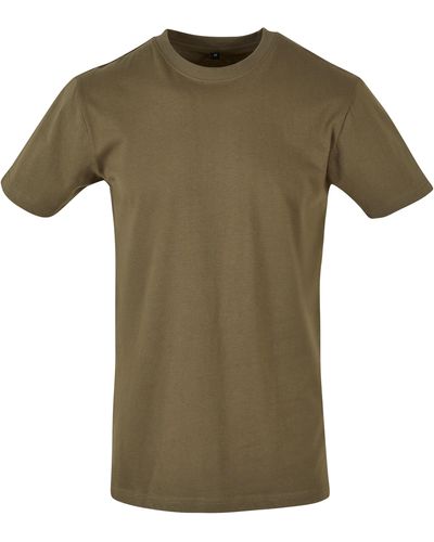 Build Your Brand Rundhalsshirt Round Neck T-Shirt - Grün