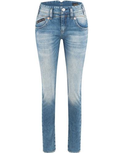 Herrlicher Stretch-Jeans PEARL SLIM Organic Cashmere mariana blue 5692-OD902-833 - Blau