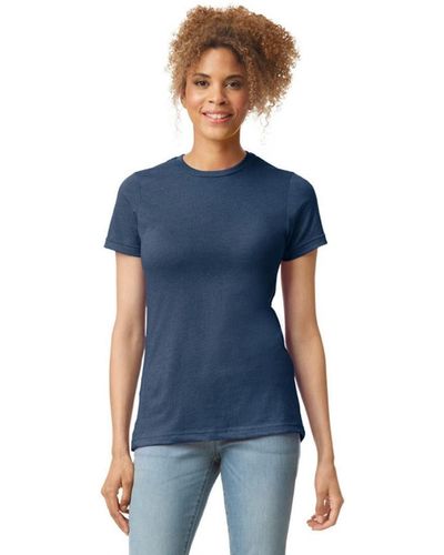 Gildan Rundhalsshirt Softstyle® CVC Women ́ T-Shirt S bis 2XL - Blau