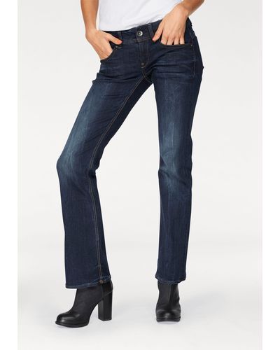 G-Star RAW Jeans Midge Saddle Bootcut - Blau