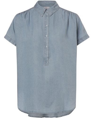 Fynch-Hatton Shirtbluse - Blau