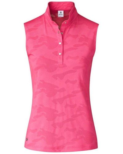 Daily Sports Poloshirt Polo Jess Sleeveless Cerise UK M - Pink