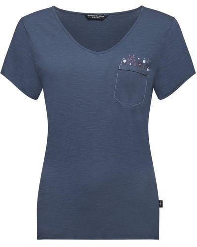 CHILLAZ Kurzarmshirt W Monaco T- Kurzarm-Shirt - Blau