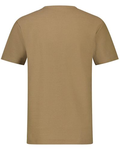 Lerros T-Shirt mit V-Ausschnitt - Braun