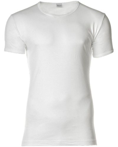 Novila T-Shirt - Rundhals, Natural Comfort - Weiß