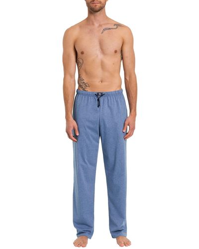HAASIS Bodywear 1919 Pyjamahose Jerseyhosen 77117873-poseidon - Blau