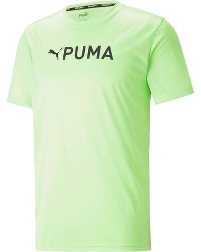 PUMA Kurzarmshirt Fit Logo Tee - Grün