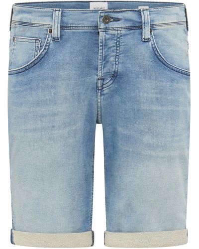 Mustang Regular-fit-Jeans Style Chicago Shorts - Blau