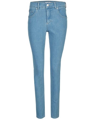 ANGELS Slim-fit- Jeans Skinny mit Power Stretch Denim - Blau