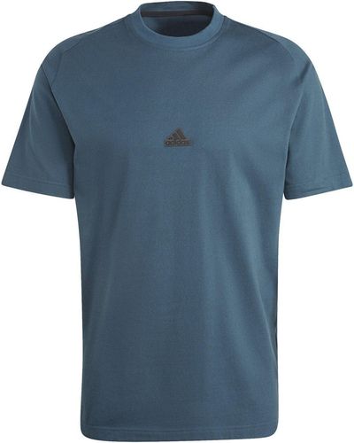 adidas Sportswear T- Shirt adidas Z.N.E. (normal & lang) - Blau