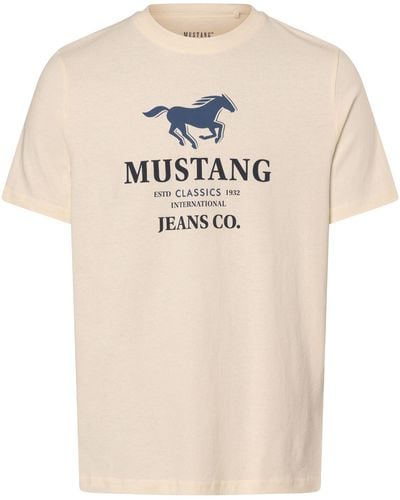 Mustang T-Shirt Style Austin - Natur