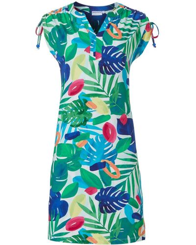 Pastunette Strandkleid Kleid (1-tlg) Modisches Design - Blau