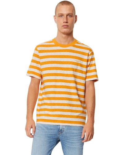 Marc O' Polo T-Shirt aus reiner Bio-Baumwolle - Orange