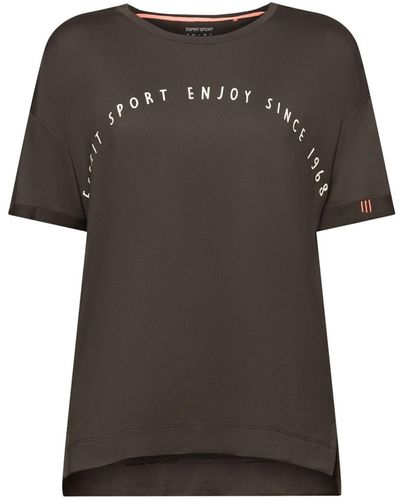 Esprit Sports Active T-Shirt mit Print (1-tlg) - Schwarz