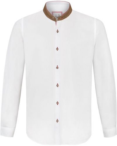 Stockerpoint Trachtenhemd Adamo - Weiß
