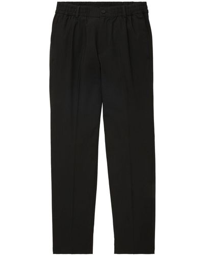 Tom Tailor Chinohose RELAXED TAPERED CHINO mit Stretch - Schwarz
