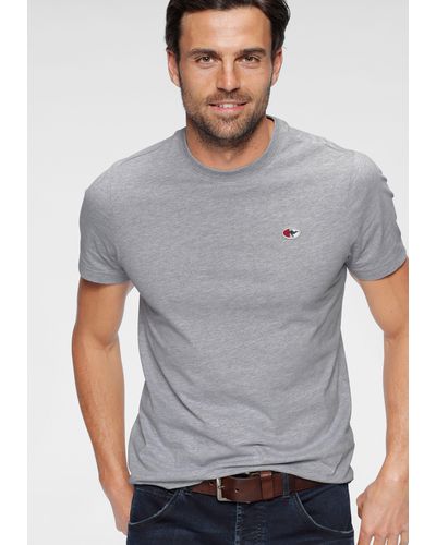 Kangaroos T-Shirt unifarben - Grau