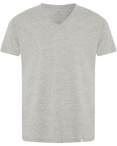 Detto Fatto T-Shirt im Basic-Stil (, 1-tlg) - Grau