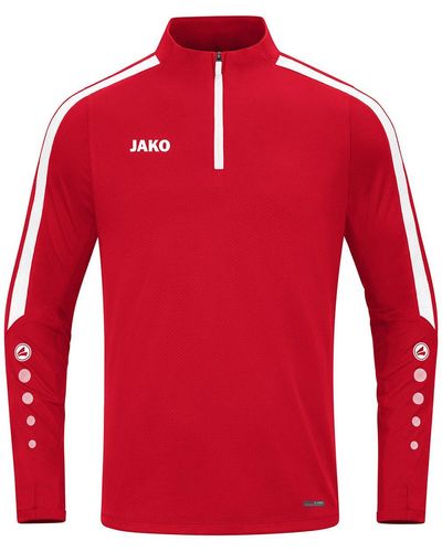 JAKÒ Sweatshirt Ziptop Power - Rot