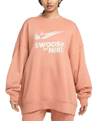 Nike Sweatshirt Sportswear Fleece Sweater - Pink