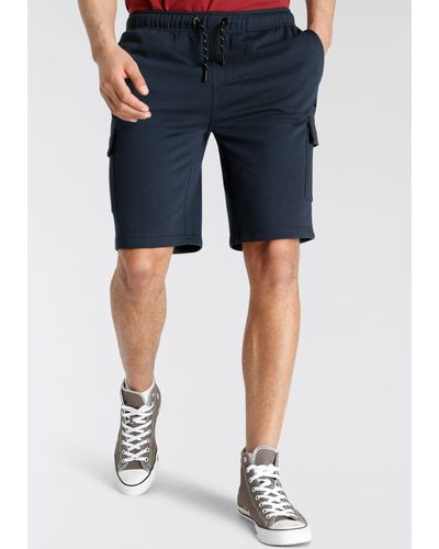 Ocean Sportswear Sweatshorts mit Cargopockets - Blau