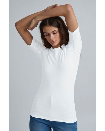 B.Young BYPAMILA TSHIRT -20806528 T-shirt mit Rundhalsausschnitt - Weiß