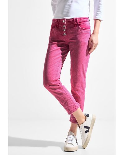Cecil 7/8-Jeans Scarlett Color - Pink