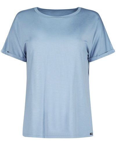 SKINY T-Shirt Every Night (1-tlg) Plain/ohne Details - Blau