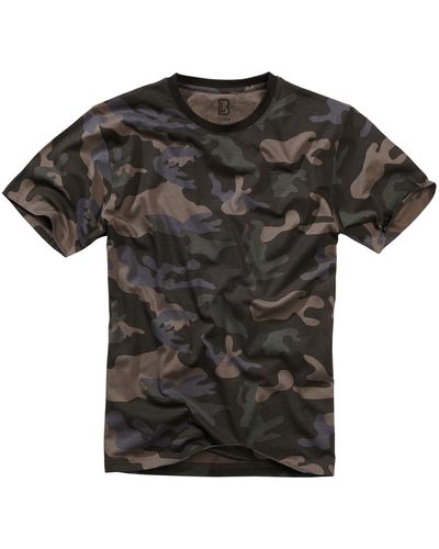 BRANDIT Kurzarmshirt Premium Shirt (1-tlg) - Schwarz