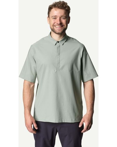Houdini Poloshirt M's Cosmo Shirt (1-tlg) - Grün